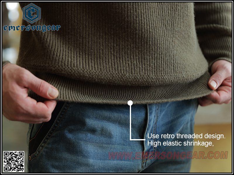 Snow Fox Turtleneck Sweater RG